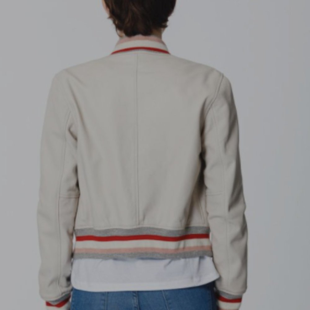 Anthropologie Leather Bomber D0MA - Picture 3 of 6
